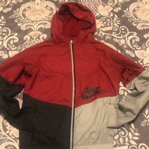Nike Windbreaker Black/Grey/Burgundy